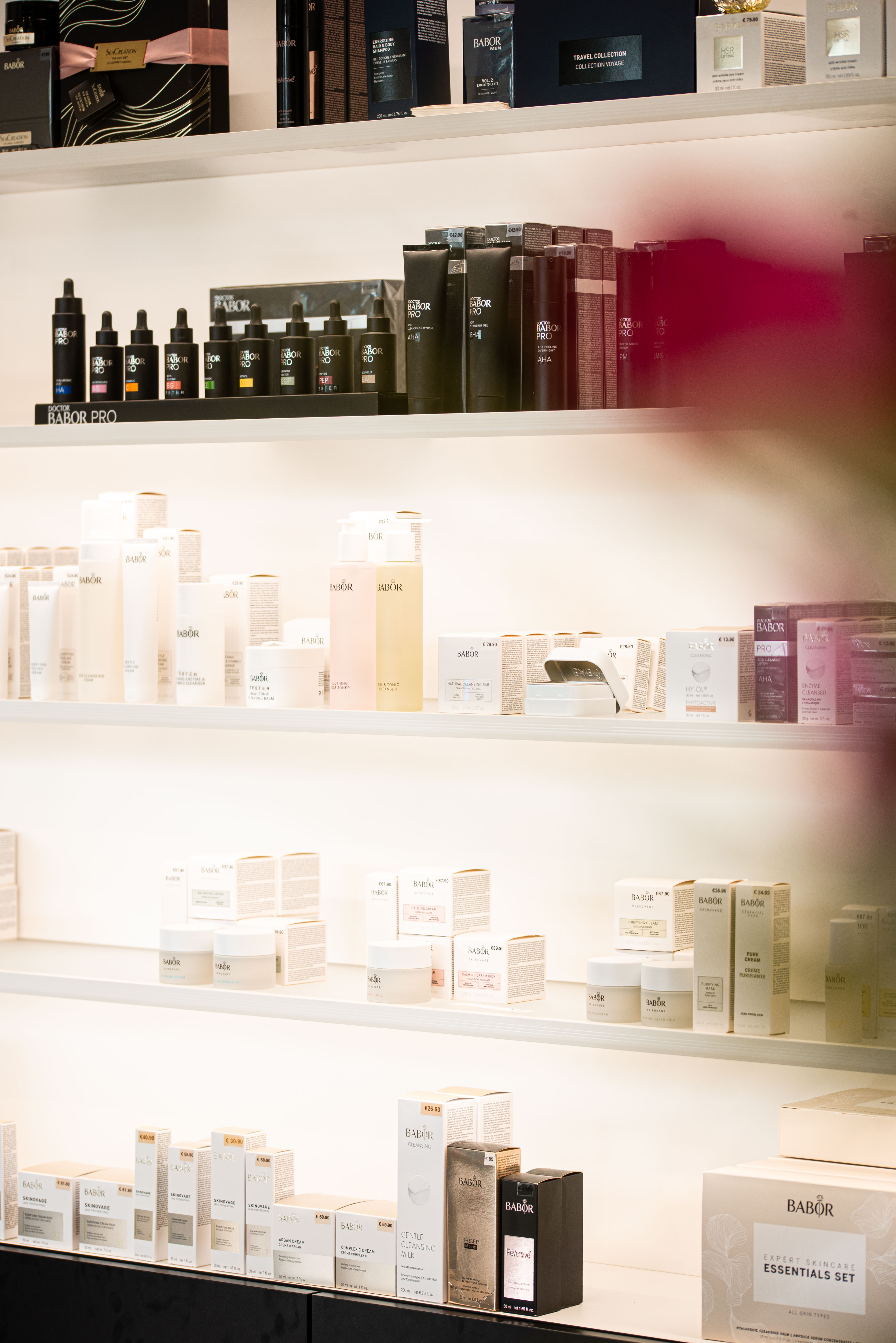 BABOR producten in de winkel